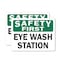Signmission OSHA Safety First Decal - Eye Wash Station, 5 in W x Rectangle, Vinyl Decal OS-2PACK-SF-D-35-L-19585 - alternate 1